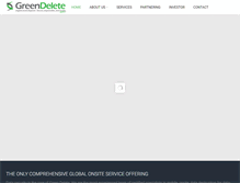 Tablet Screenshot of greendelete.com